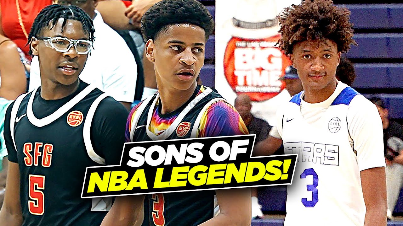 Bryce James & Kiyan Anthony vs Dominique Wilkins' Son! Jacob Wilkins is