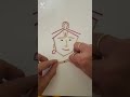 Shree Krishna drawing#YouTube shorts# श्रीम् Art's 🔔#Summer,VITA music#