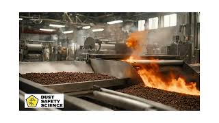 Combustible Dust Explosion with coffee dust #shorts #stablediffusion #graphicdesign