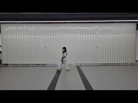 2021 백석대학교 총장배 온라인태권도대회 (공인품새 개인전 유급자부 홍송 태극 2장)