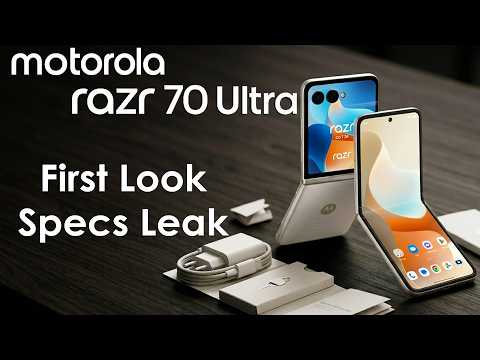 Motorola Razr 70 Ultra First Look 👀 Thicker Body, Massive Displays & AI Upgrade!