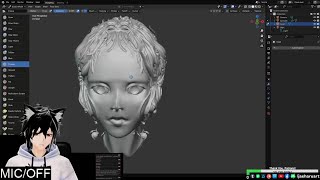 Painting Time-Lapse: Live Stream Sculpting