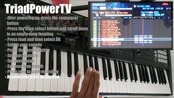 How to Make a Quick Live Looping Beat using the  Roland FA-06 Sequencer (With Instructions)