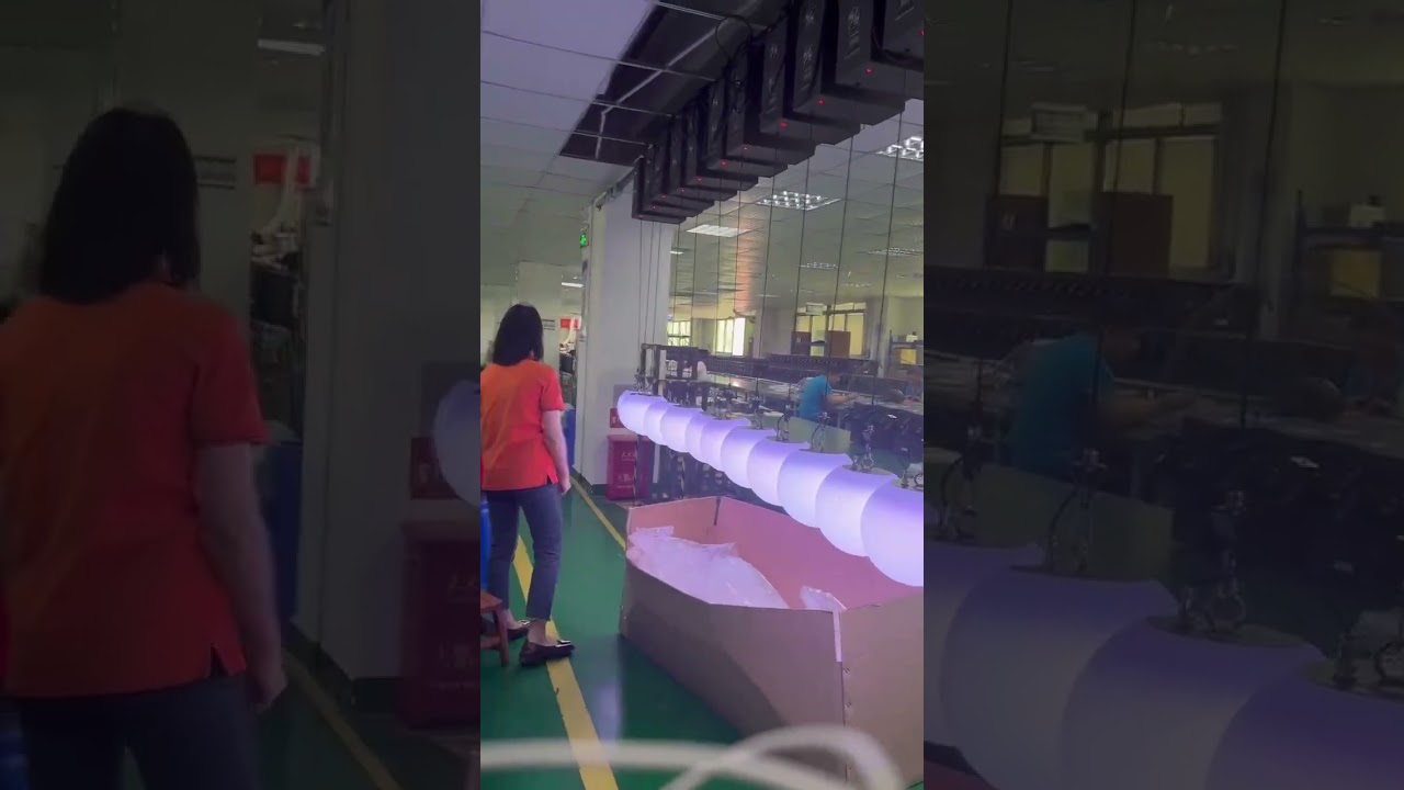 Stage Lighting RGB Colorful DMX LED Lift Ball System Color LED Kinetic Light For showing