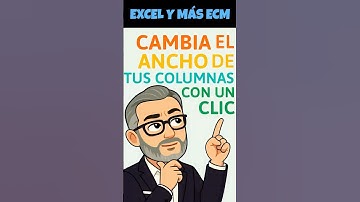 Ajusta todas tus columnas en un clic #parati #exceltips #productividad #excel #trucosexcel