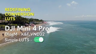🎥 Transform Your DJI Mini 4 Pro Footage with D-Log M & HLG Simple LUTs! 🚁🔥