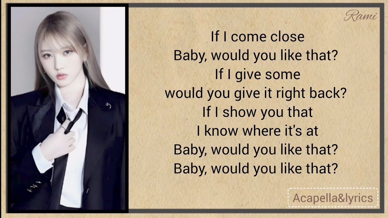 Babymonster - like that (clean acapella + lyrics)