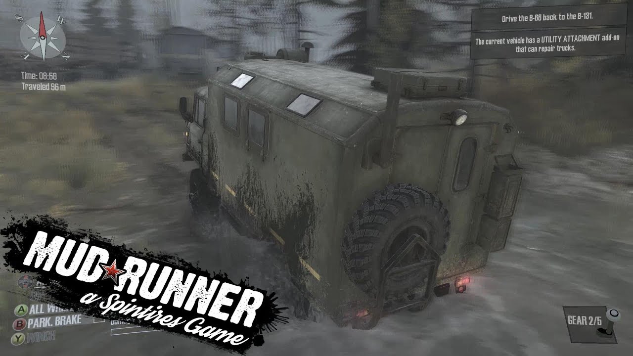 Spintires: Mud Runner - Challenge #2 Repair and Refuel