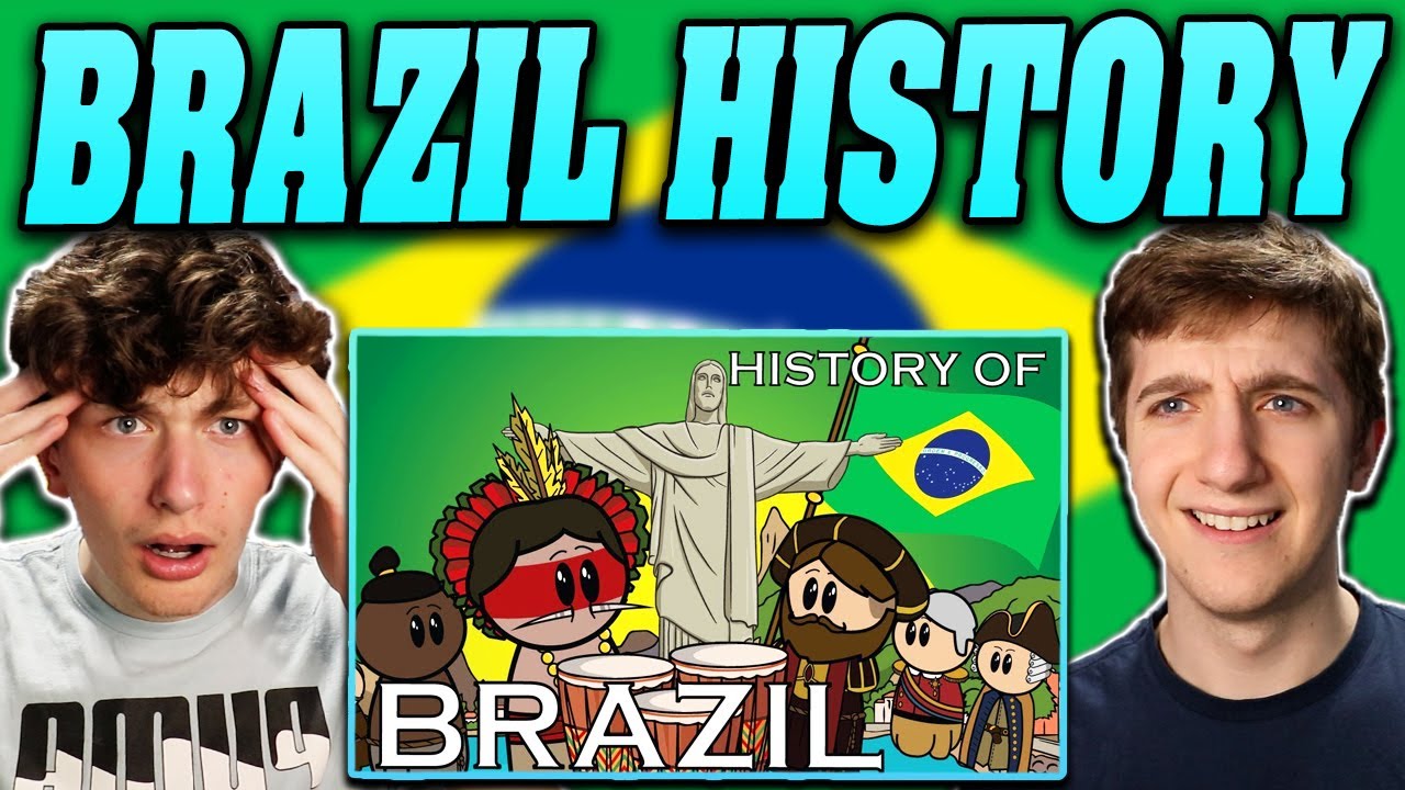 Americans React to The Animated History of Brazil