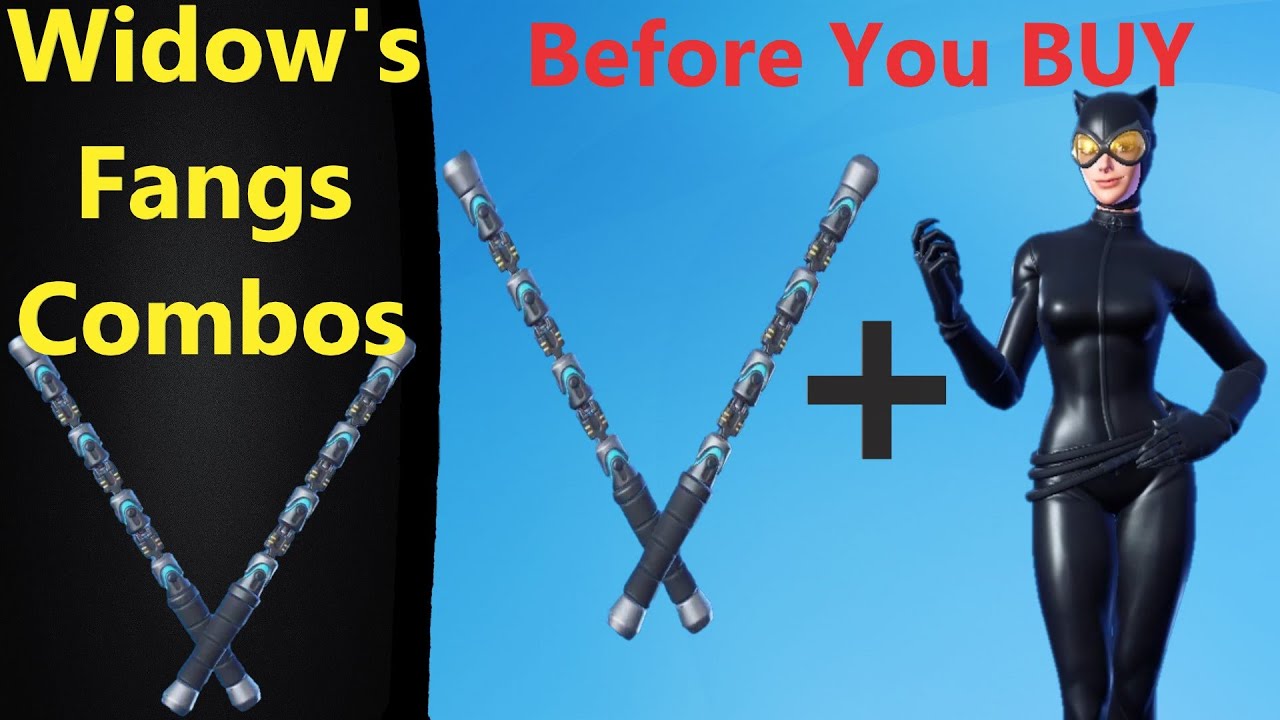 Widow's Fangs Pickaxe Combos in Fortnite (Before You BUY)