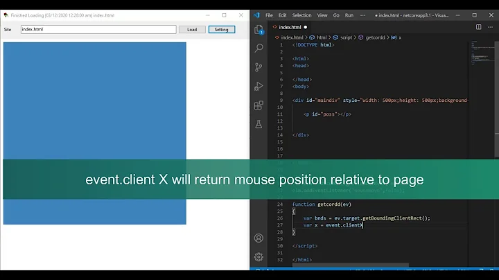 JavaScript - Get mouse position relative to div or element.