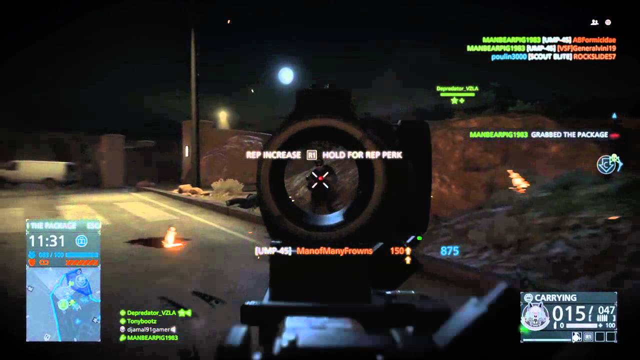 Battlefield™ Hardline 5 kills, 2 packages secured in 1 minute.