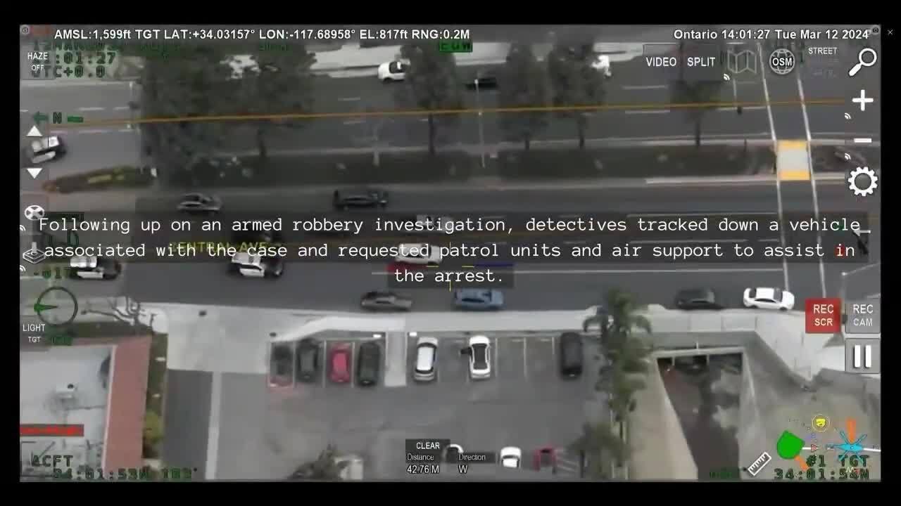 Robbery suspects arrested in SoCal after pursuit - YouTube