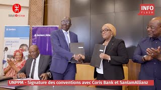 UNPPM signs agreements with Coris Bank International Mali and Sanlamallianz