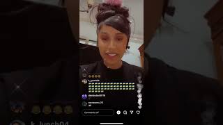 Cardi B instagram live stream 28th February, 2022