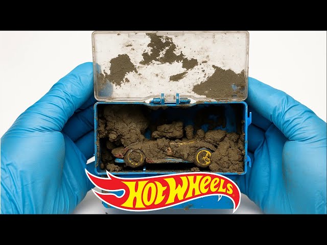 I cleaned the dirtiest Hot Wheels