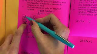 Equations Foldable Part1