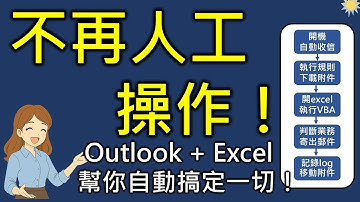 你還在手動寄信？Outlook + Excel 全自動，流程自己跑，省工又放心！