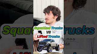 Squatted Trucks VS Lifted Trucks 😳 #shorts #trucks