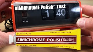 Simichrome Metal Polish for flip clocks?