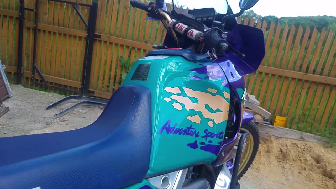 Honda XRV 750 Africa Twin (RD07) Leo Vince SBK exhaust YouTube