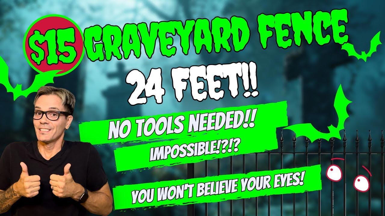 Кладбищенская ограда своими руками за 15 долларов — 24 фута!