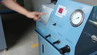 BCS201 injector valve test bench.