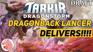 Dragonback Lancer Delivers!!!! | Dragonstorm Bo3 Draft | MTG Arena