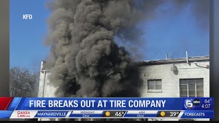 Fire Breaks Out at Tire Company