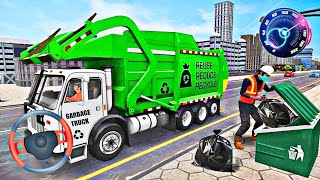 Offroad Garbage Truck Driving 3D - City Clean Garbage Truck #2 - Android Gameplay screenshot 5