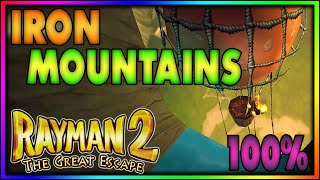 Rayman 2: The Great Escape | The Iron Mountains [19/22] | 100% Walkthrough [21:9 1440p]