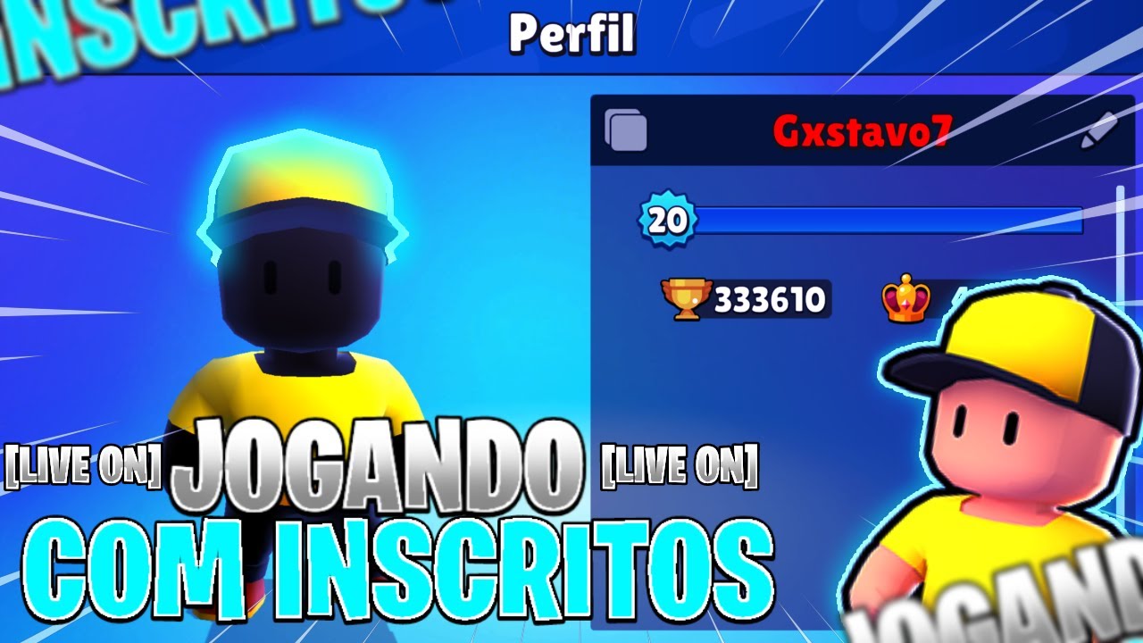 🟣 STUMBLE GUYS AO VIVO 🟣 BLOCK DASH LENDÁRIO 🟣 JOGANDO COM INSCRITOS 🟣  LIVE AGORA 🟣 GABIZAÇO 