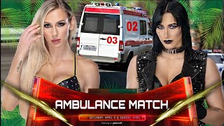 WWE 2K24 - Ambulance Match - Charlotte Flair VS Rhea Ripley | WWE