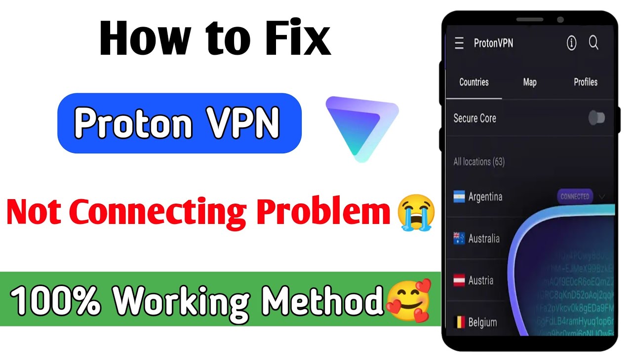 proton vpn not connecting android protonvpn not working in india