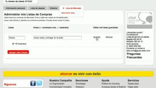 exito.com : Crear Listas de Mercado