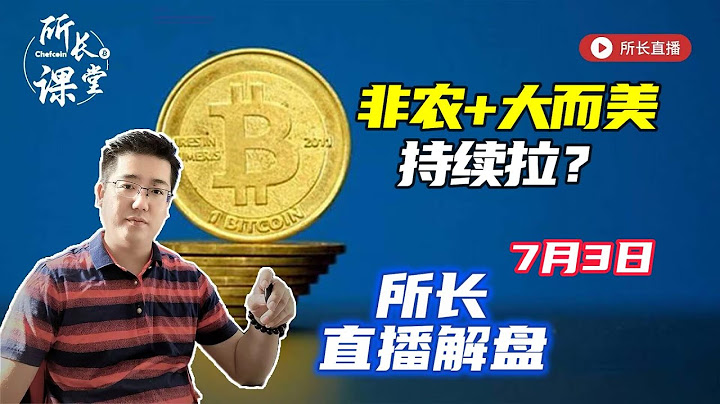 大而美能否通过？  |  比特币上涨的逻辑是什么？ |  所长直播解盘 | 7月3日
