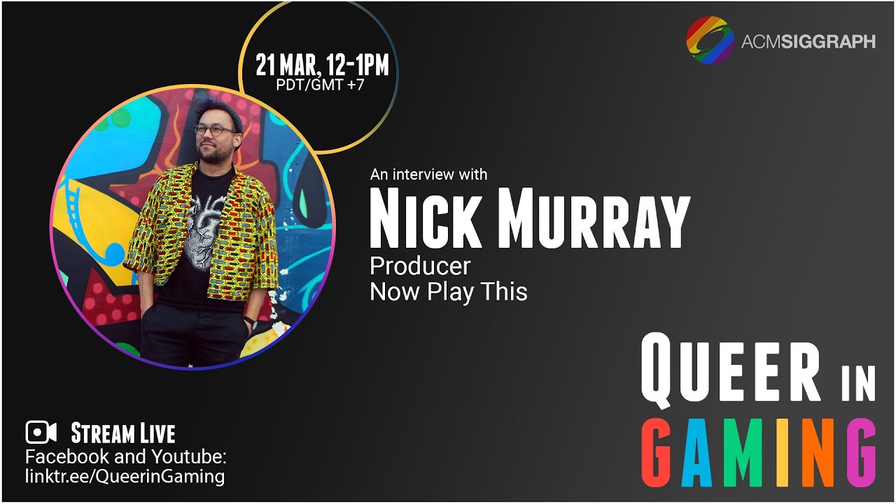 Queer in Gaming: An Interview with Nick Murray - YouTube