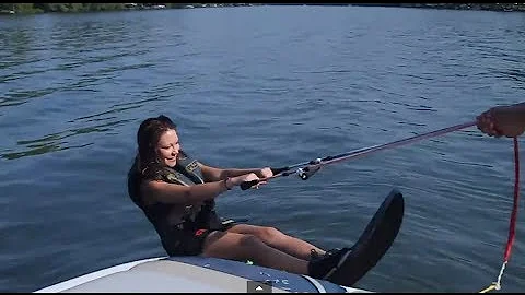 Lori S. learned how to air chair / hydrofoil for t...