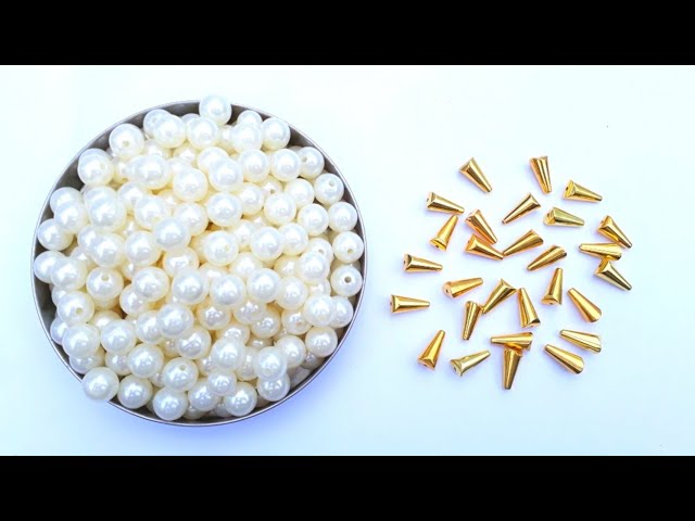 Making Designer Pearls  Necklace At Home | DIY | How to make Chokar | Bridal Necklace |Uppunuti Home