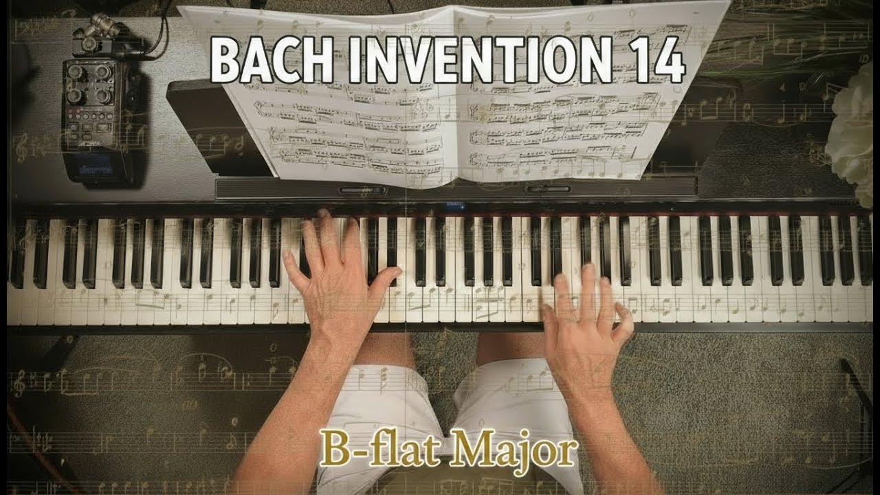 Bach Invention No. 14 in B-flat Major, BWV 785 | Classical Piano ...