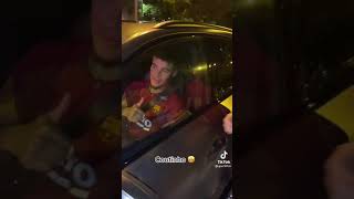 Coutinho Of Fc Barcelona With The Fans And Ferrari