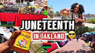 #MelanistaMondaze|Vlog| JUNETEENTH 2021 Celebration in Oakland at Lake Merritt