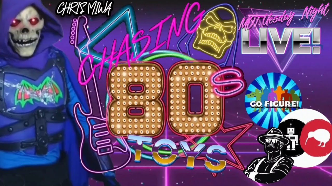MOTUESDAY Night Live with Chris Miwa - Chasing 80s Toys! Creepy MOTU Characters!