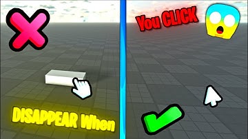 Make a Part DISAPPEAR When You CLICK It in Roblox Studio! 💥