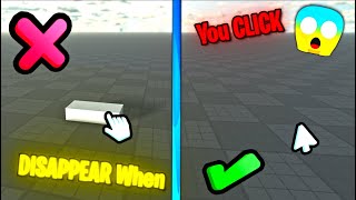 Make a Part DISAPPEAR When You CLICK It in Roblox Studio! 💥