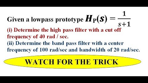 Q7.a Design of Highpass and Bandpass Filter