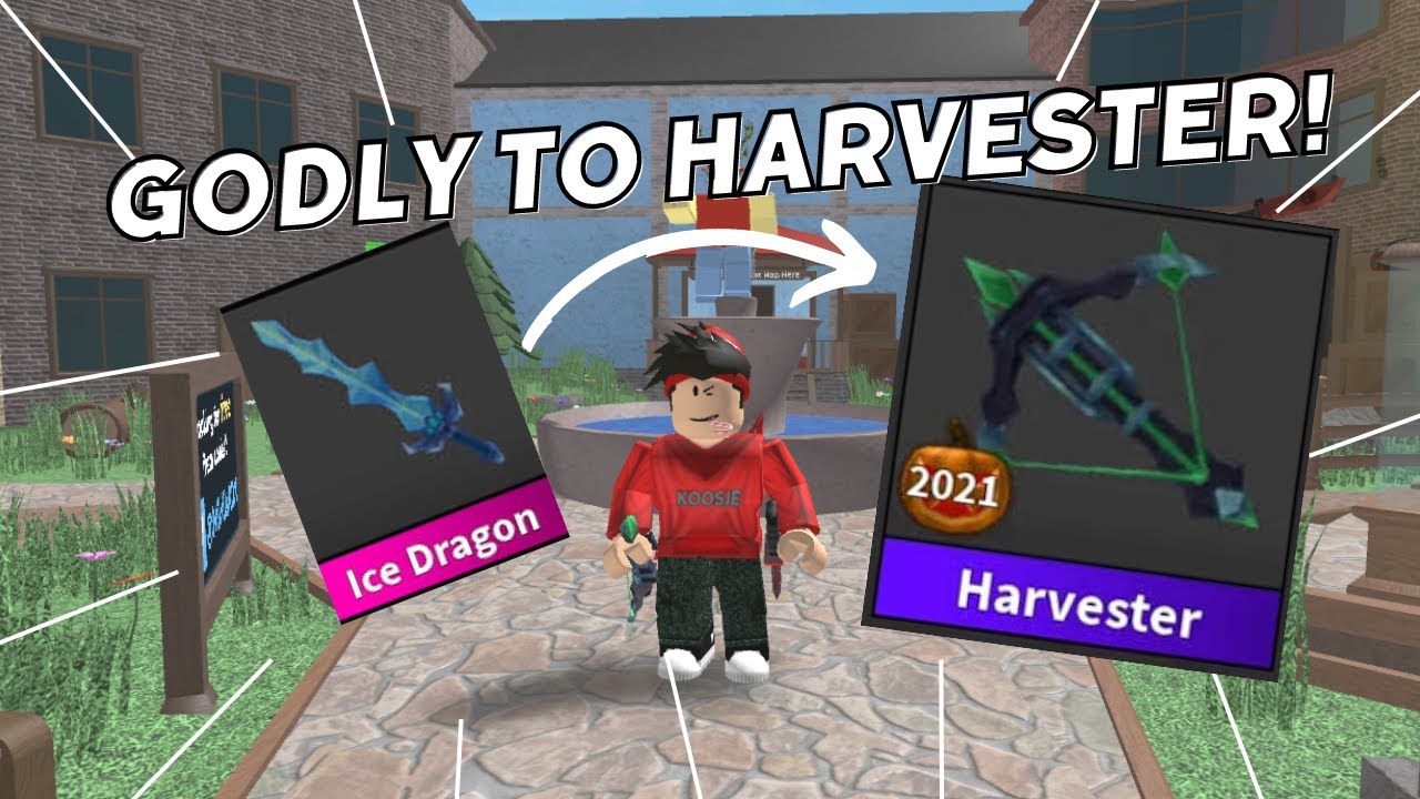 Godly To Harvester!!! part 2 (MM2 TRADING CHALLANGE) - YouTube
