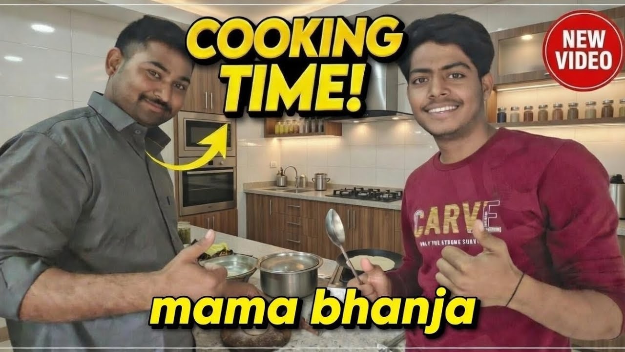 Kitchen Fun with Mama Bhanja 😋 | Easy Homemade Recipe @Faizal.99 