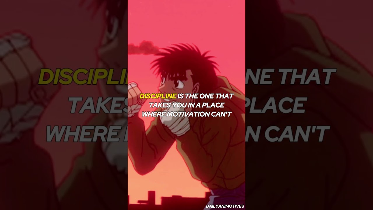 Keep Discipline, not motivation #gym #amv  #animeedit  #hajimenoippo  #nevergiveup  #discipline #box
