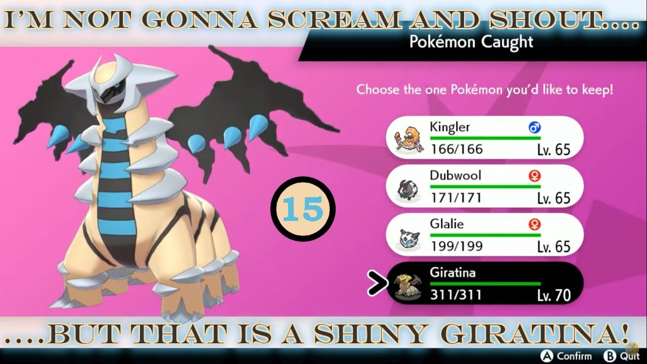 ☆~ Shiny Giratina ~☆ | EPIC silent REACTION LOL